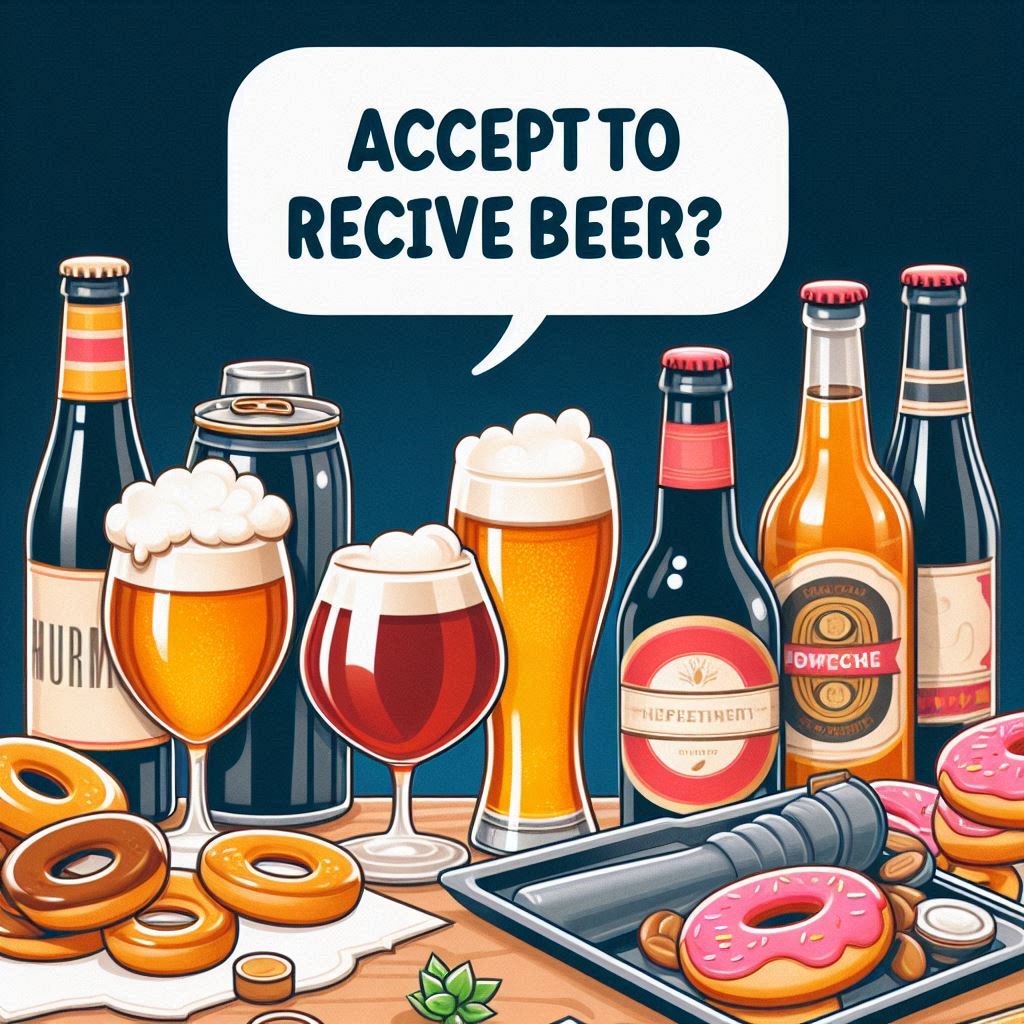 aceita receber em cerveja