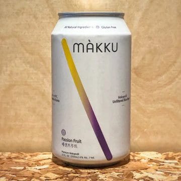MakkuPassionfruitMakgeolliKoreanRiceBeer