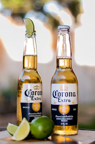 Cerveja Corona com Limão