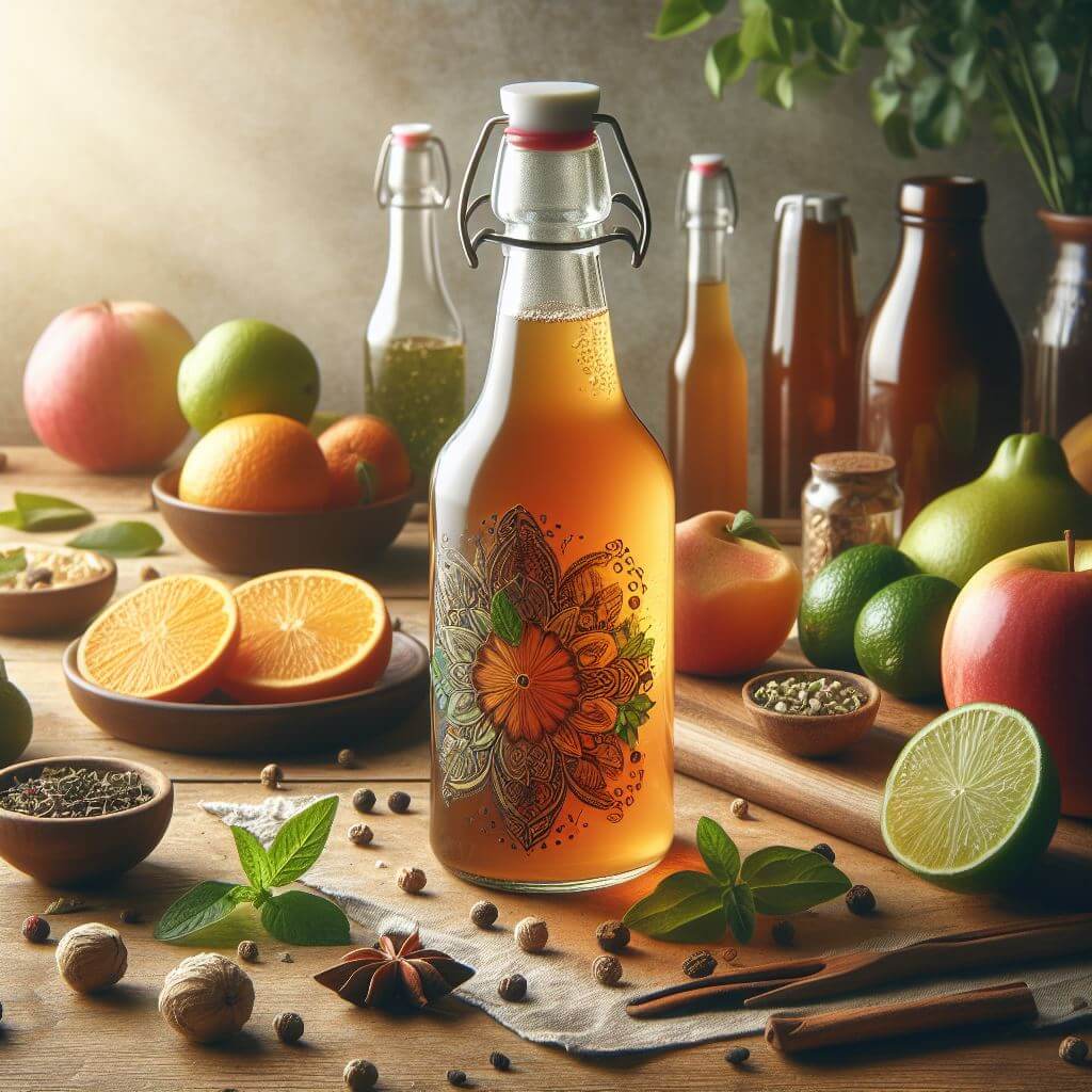 Garrafa de Kombucha