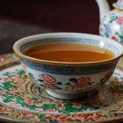 mesa de chá chinesa imagem de capa