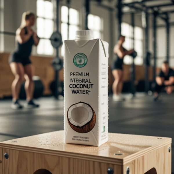 Água de coco nos treinos