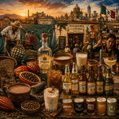Bebidas do México - Turismo