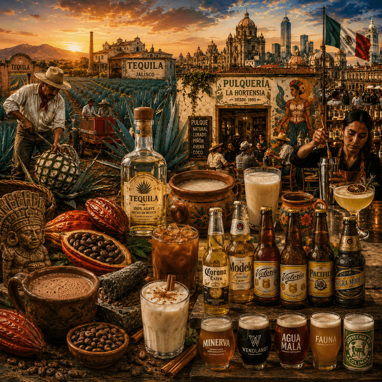 Bebidas do México - Turismo