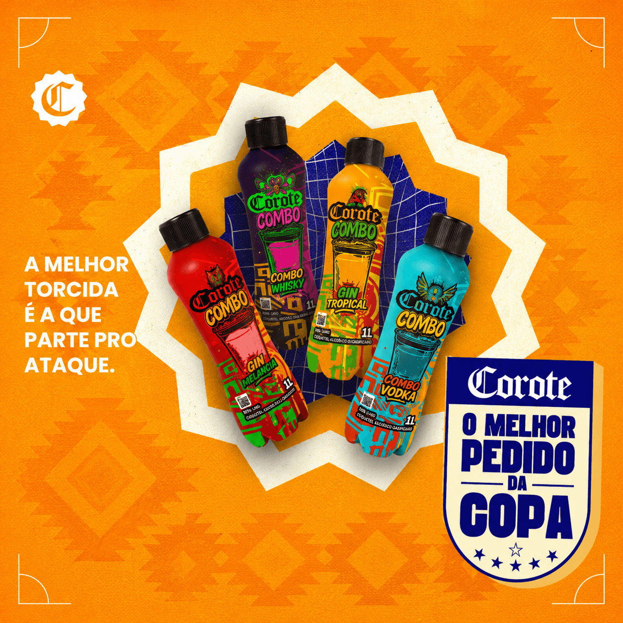 Corote aposta na Copa com campanha nacional e promoção para consumidores