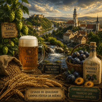 Ingredientes e terroir da República Tcheca