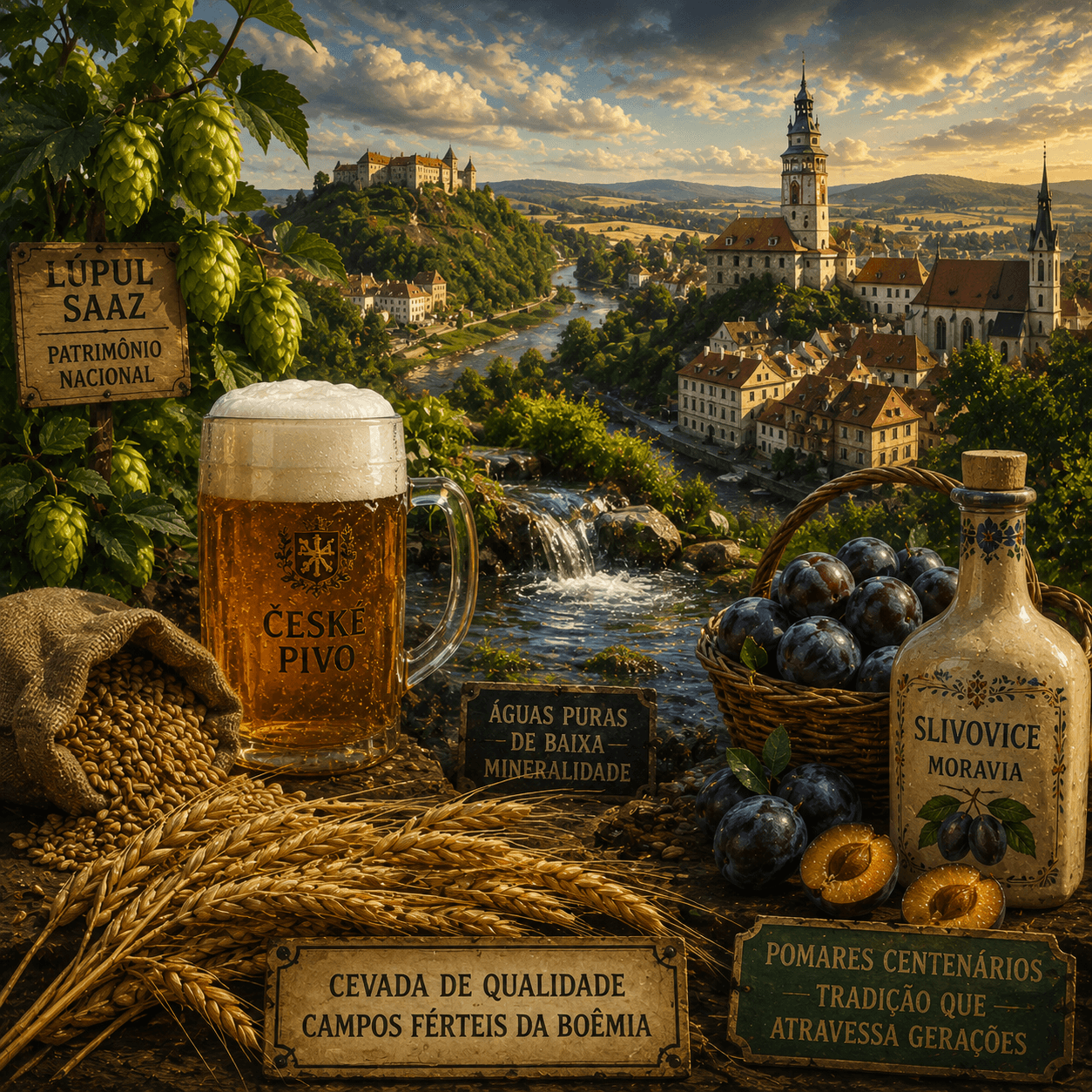 Ingredientes e terroir da República Tcheca