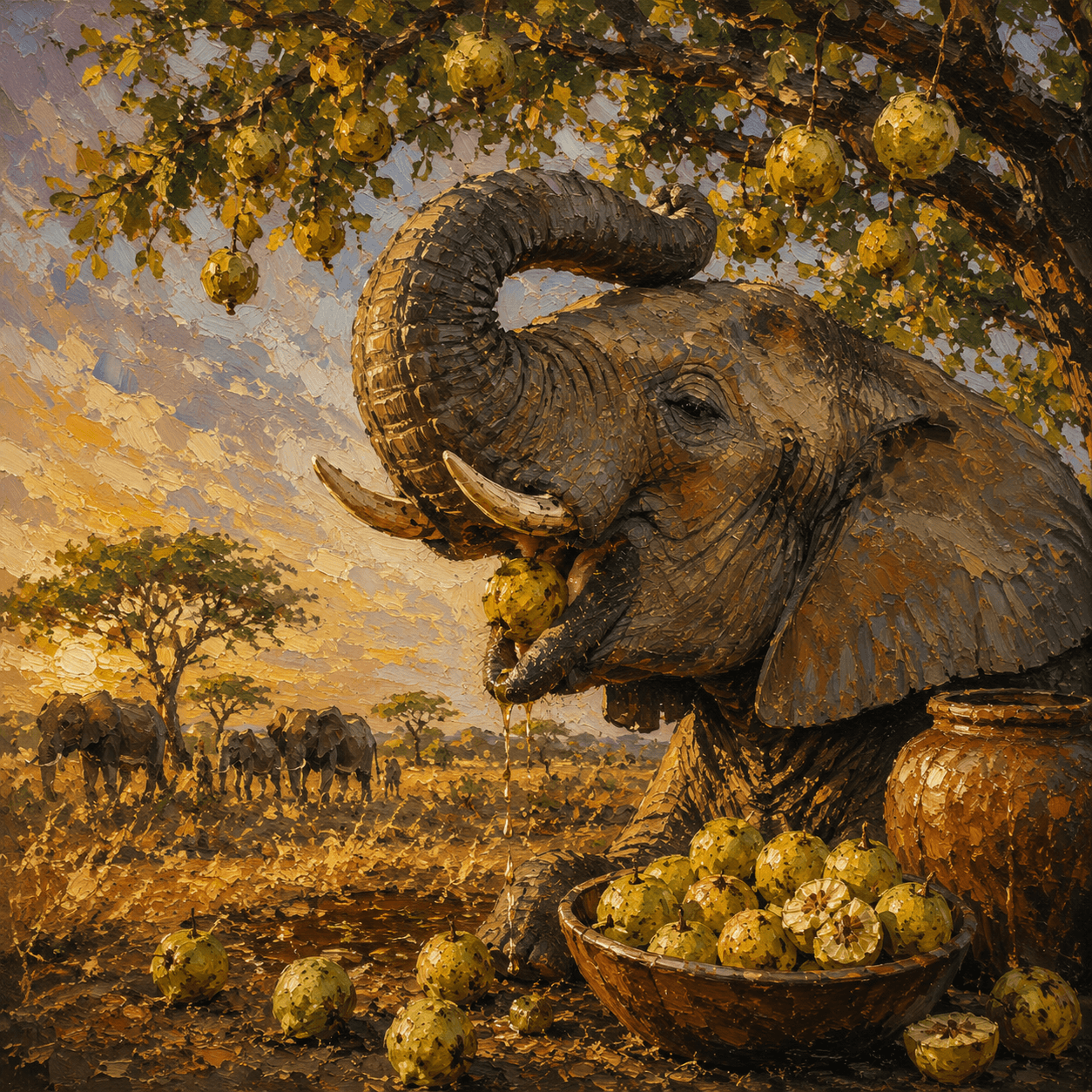 Marula e Elefantes