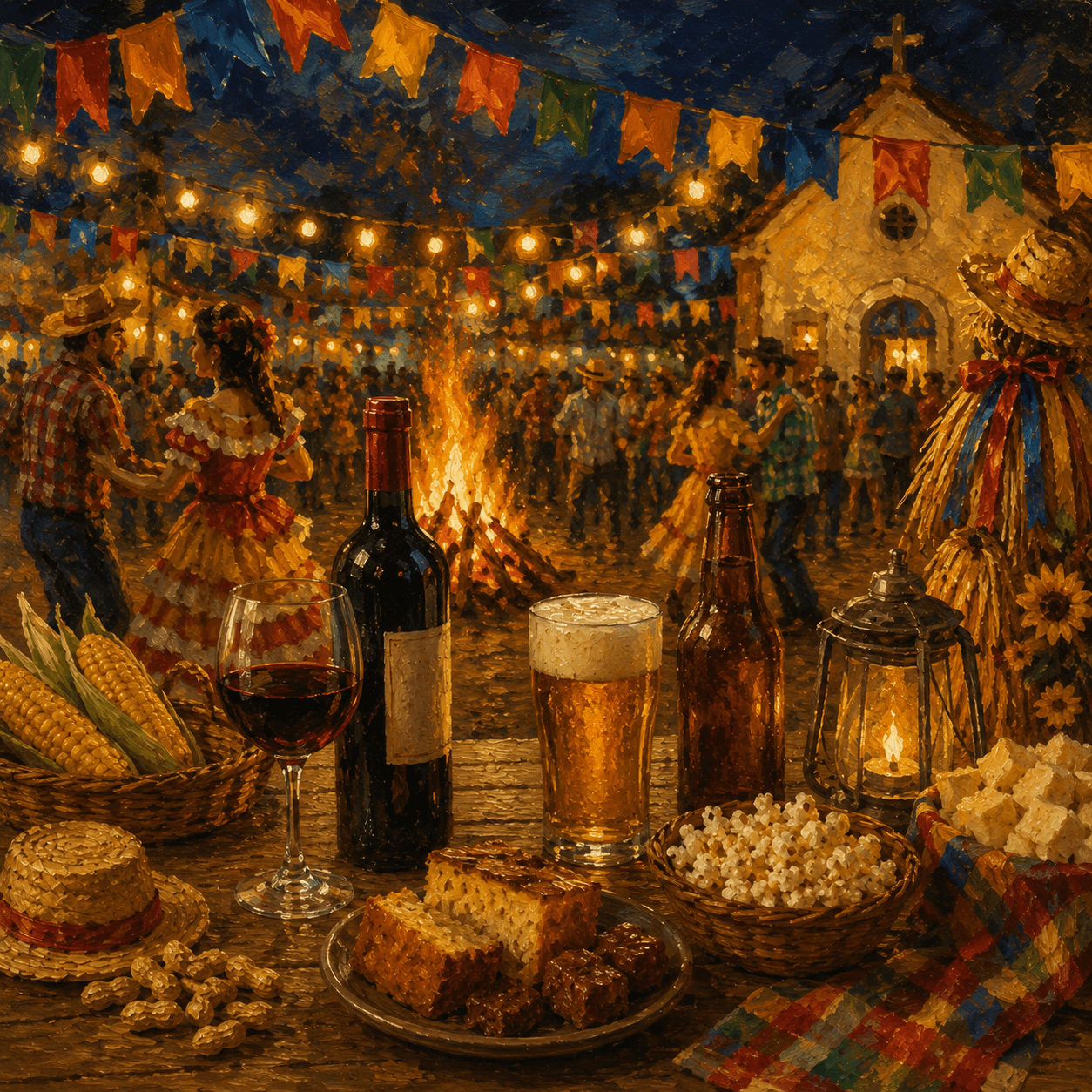 vinho para festa junina